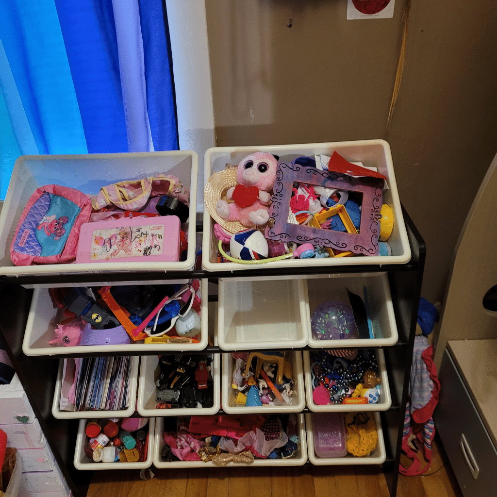 toys organized